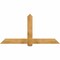 Ekena Millwork Eugene Rough Sawn Timber Gable Bracket, Western Red Cedar, 72"W x 36"H x 4"D x 6"F, 12/12 Pitch GBW072X36X0406EUG00RWR - alternate 1